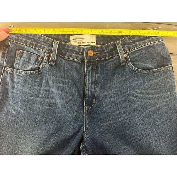 Levi’s Signature Mid Rise Bootcut‎ Jeans 12 Long Tall - Picture 5 of 9